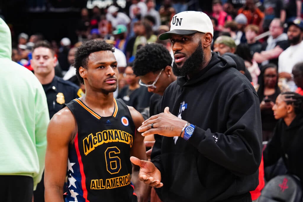 LeBron James on Bronny draft projection: ‘Let